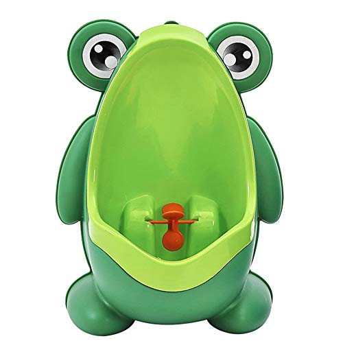Frog Pee Training,Frog Shape Potty Training Urinal for Toddler Boys,Toilet Pee Trainer with Funny Aiming Target
