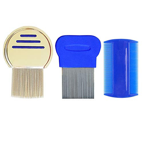 3 Pcs Head Lice Comb for Fast Nit and Lice Removal