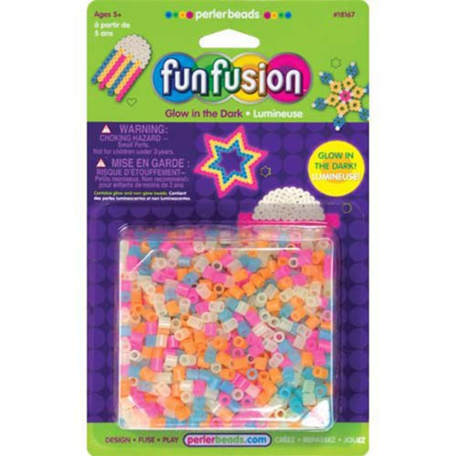 Perler Beads Glow in the Dark Mix Fuse Beads For Kids Crafts, 2000 pcs