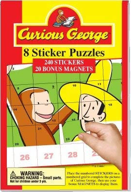 Sticker Puzzles: Curious George
