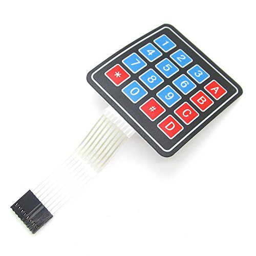 2pcs Matrix Array 4x4 16 Keys Membrane Switch 8 pins connector Switch Keypad for Arduino/AVR/PIC