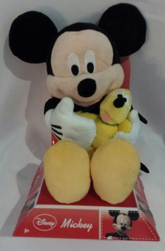 Disney Mickey Mouse 12" with Lil Friend Pluto Plush