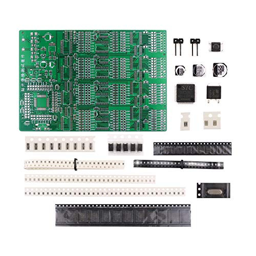 Soldering Practice Kit,D DZRCOXI DIY SMD SMT Welding Practice Soldering Skill Training Board (Soldering-300 Elements)