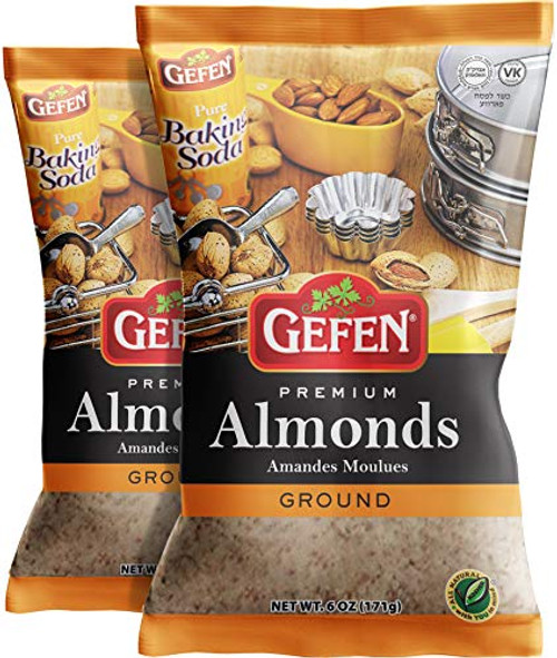 Gefen Premium Ground Almonds 6oz (2 Pack), Gluten Free, Kosher for Passover Gefen Premium Ground Almonds 6oz (2 Pack), Gluten Free, Kosher for Passover