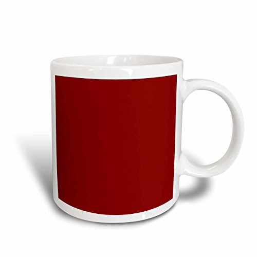3dRose 159880_2 Burgundy red Mug 15 oz Ceramic