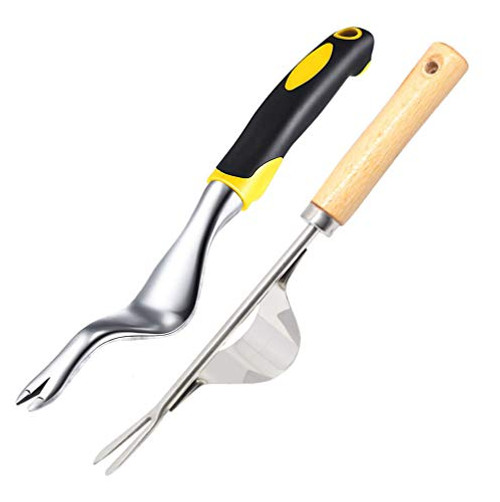 ACEONE Hand Weeder Tool, 2 pcs Garden Weeding Tools Garden Weeding Removal Gardening Weed Puller with Ergonomic Handle for Garden Lawn Farmland Transplant ACEONE Hand Weeder Tool, 2 pcs Garden Weeding Tools Garden Weeding Removal Gardening Weed Puller with Ergonomic Handle for Garden Lawn Farmland Transplant