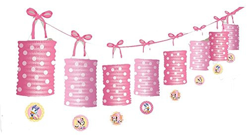 Disney Minnie 1st Birthday Paper Lantern Garland