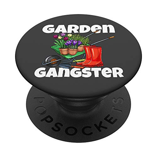 Garden Gangster Funny Gardening Plant Lover for Gardeners PopSockets PopGrip: Swappable Grip for Phones and Tablets Garden Gangster Funny Gardening Plant Lover for Gardeners PopSockets PopGrip: Swappable Grip for Phones and Tablets