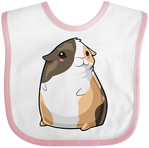 Inktastic Cute Short Hair Guinea Pig Baby Bib White and Pink 3afc4 Inktastic Cute Short Hair Guinea Pig Baby Bib White and Pink 3afc4