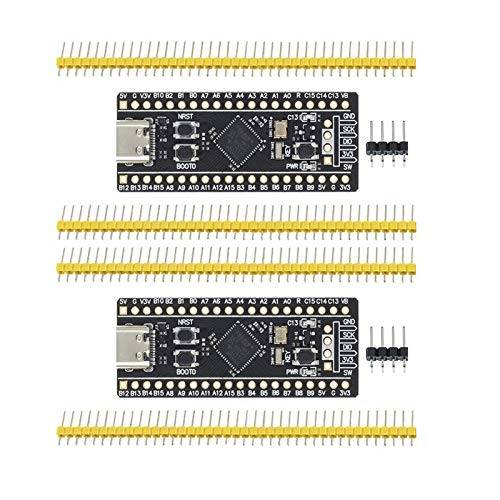 Aideepen 2pcs STM32F411CEU6 STM32F4 STM32 Core Board Minimum System Board Development Learning Board Module Type-c Interface for Arduino