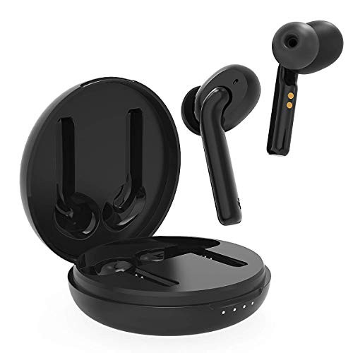 Wireless Earbuds, Bluetooth 5.0 in-Ear Headset Touch Control True Wireless Headphones, 35 Hrs Playtime with Charging Case, IPX7 Waterproof, Hi-Fi Stereo Earphones with Built-in Mic (Black) Wireless Earbuds, Bluetooth 5.0 in-Ear Headset Touch Control True Wireless Headphones, 35 Hrs Playtime with Charging Case, IPX7 Waterproof, Hi-Fi Stereo Earphones with Built-in Mic (Black)