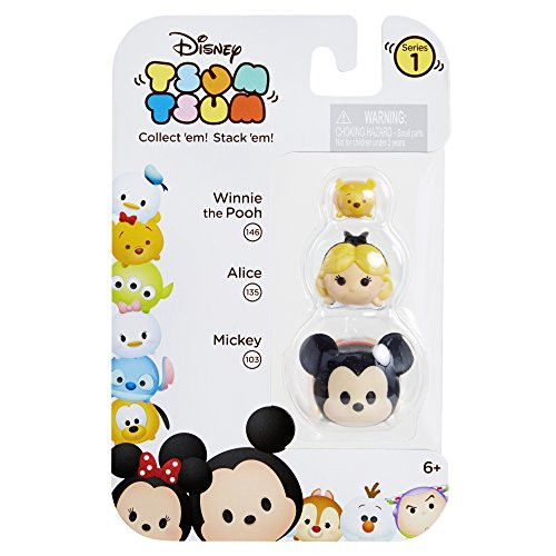 Tsum Tsum 3-Pack Figures: Mickey/Alice/Pooh