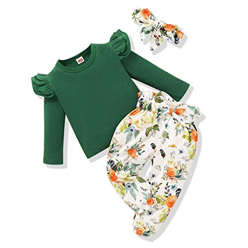 4T Girls Clothes Toddler Baby Girl Fall Outfit Ruffle Cotton Top Long Sleeve Shirt Floral Pant 4 5T Boutique Girl Clothing Set Winter 4T Girls Clothes Toddler Baby Girl Fall Outfit Ruffle Cotton Top Long Sleeve Shirt Floral Pant 4 5T Boutique Girl Clothing Set Winter