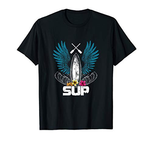 SUP Stand Up Paddling Surf Board Paddler Surfing Sports T-Shirt