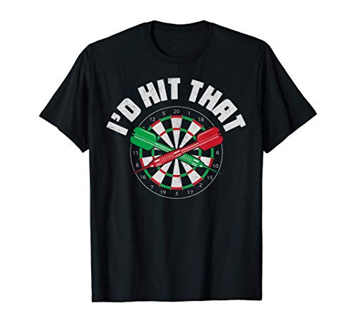 I'd Hit That Darts Dartboard Dart Board Target Vintage Gifts T-Shirt