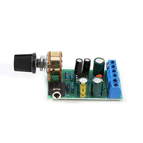 PUSOKEI Audio Amplifier Board, TDA2822M Dual Channel Stereo 3.5mm AUX Audio Amp Board Module, for Tape Recorder/Computer Speaker