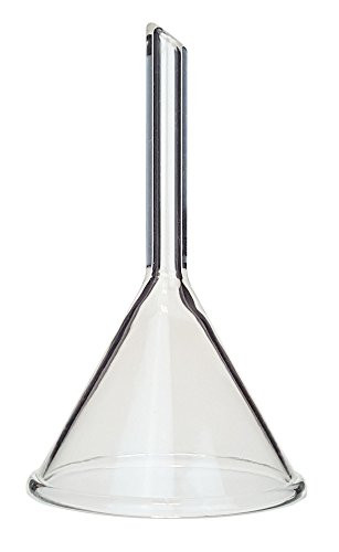 GSC International FUNNEL-SS-40 Gsc Borosilicate Glass Funnel, Short Stem, 40 mm Outside Diameter, 6 mm Stem Outside Diameter