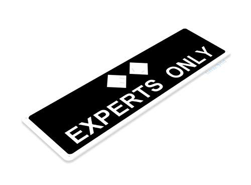 Tinworld TIN Sign Experts Only Sign, Double Diamond, Ski Sign, Slopes, Lift, Lodge, Resort B927 Tinworld TIN Sign Experts Only Sign, Double Diamond, Ski Sign, Slopes, Lift, Lodge, Resort B927