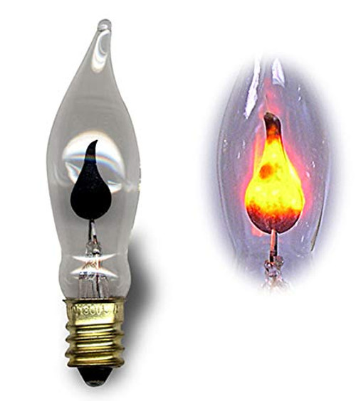 National Artcraft Flicker Flame 3W Light Bulb Imitates The Look of a Flickering Candle (Pkg/5) National Artcraft Flicker Flame 3W Light Bulb Imitates The Look of a Flickering Candle (Pkg/5)