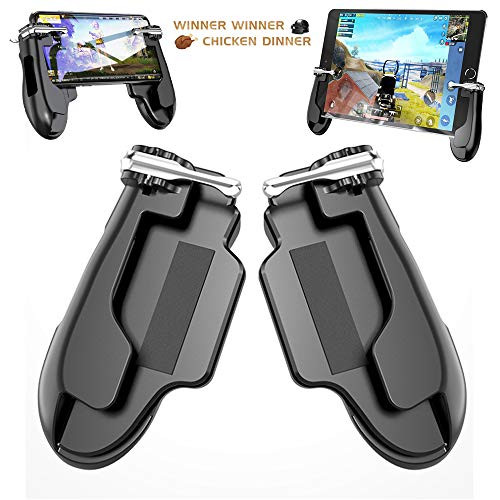 Game Controller for iPad PUBG Mobile Game Controller Cellphone Trigger Switches for PUBG/Knives Out Gaming Controller Shooter L1R1 Trigger Fire Button Aim Key Gamepad for Tablet/Android/iOS/iPhone