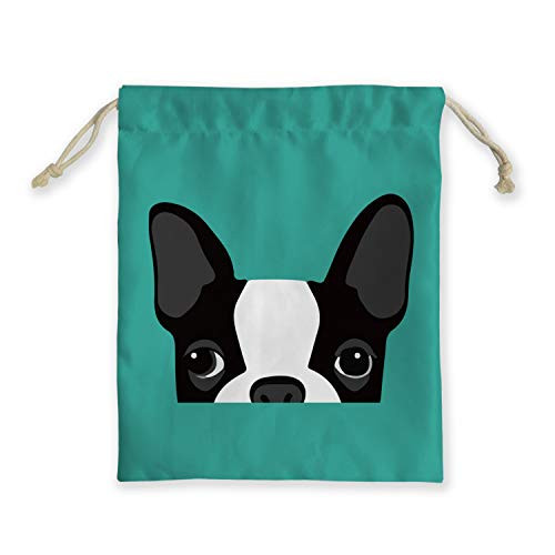 Drawstring Bag for Girls Gym Sack Bag Drawstring Backpack Sport Bag for Men  and  Women School Travel Backpack - Boston Terrier