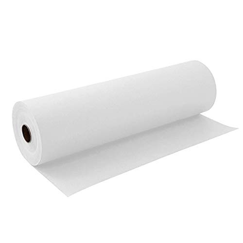 Kraft Paper Roll, Lainrrew Recycled Craft Paper Roll Wrapping Paper for Gift Wrapping, Packing, Shipping, Table Runner, Floor Covering, Arts and Crafts, 12" x 100Ft (White)
