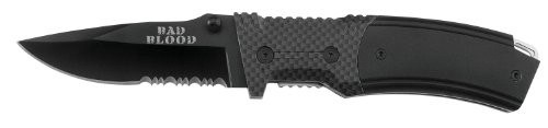 Carbon Fiber Folder, Carbon Fiber G10 Handle, Black Combo