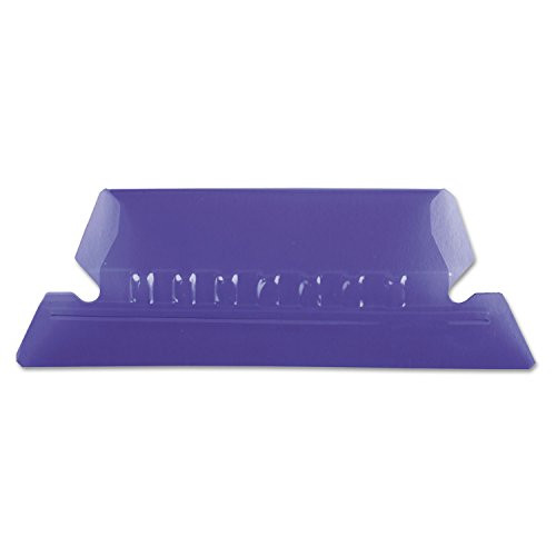 Pendaflex 42VIO Hanging File Folder Tabs, 1/5 Tab, Two Inch, Violet Tab/White Insert, 25/Pack
