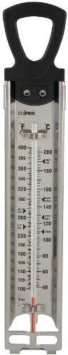 Winco TMT-CDF4 Deep Fry/Candy Thermometer with Hanging Ring, 2-Inch by 11-3/4-Inch