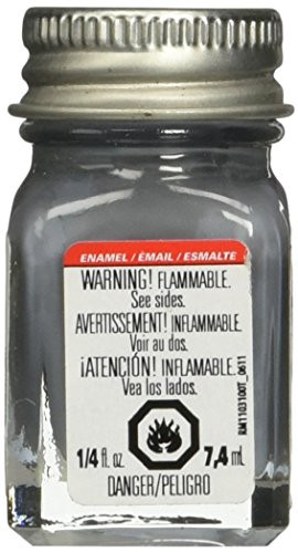 Testors 11TT-1163 Enamel Paint Open Stock, 0.25-Ounce, Flat Battle Grey