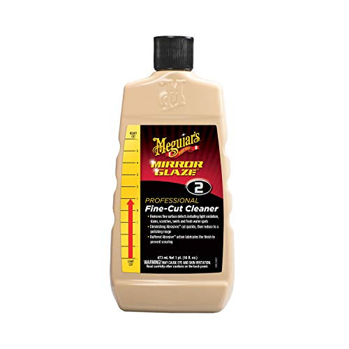 MEGUIAR'S M0216 M2 Mirror Glaze Fine-Cut Cleaner - 16 oz.