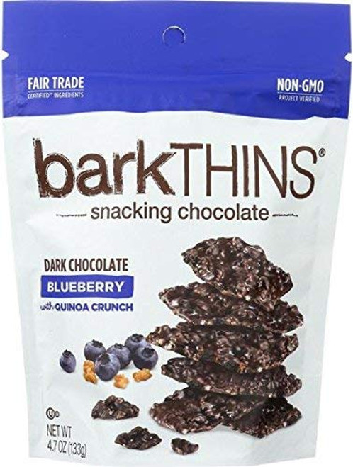 BarkTHINS Snacking Dark Chocolate (4.7 oz) (Blueberry Quinoa with Agave) (Pack of 3) BarkTHINS Snacking Dark Chocolate (4.7 oz) (Blueberry Quinoa with Agave) (Pack of 3)