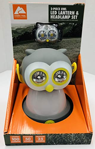 Ozark Trail Outdoor Equipment LED Lantern  and  Headlamp Set - Owl