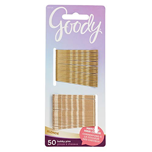Goody Colour Collection Metallic Finish Bobby Pin, Blonde (Pack of 3) Goody Colour Collection Metallic Finish Bobby Pin, Blonde (Pack of 3)