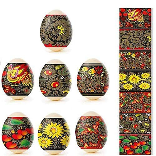 Easter Decorating Stickers for Pysanka Eggs, Easter Egg Spinner Decorator, Egg Dye Pysanky