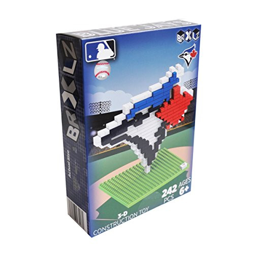 MLB Toronto Blue Jays Unisex 3D Brxlz- LOGO3D Brxlz- Logo, Team Color, One Size