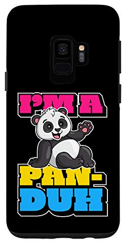 Galaxy S9 I'm A Pan Duh Panda Pansexual Pride Flag Gift LGBTQ Rights Case