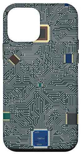 iPhone 12 mini Black Circuit Board Electronic Electric Novelty Lover Gift Case