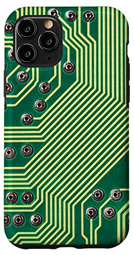 iPhone 11 Pro Circuit Board Electrician Electrical Tech Cool Novelty Gifts Case