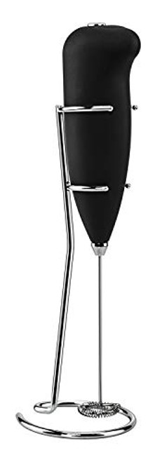 Milk Frother Handheld Foam Maker for Lattes - Whisk Drink Mixer for Bulletproof Coffee, Electric Whisk for Cappuccino, Frappe, Matcha, Hot Chocolate
