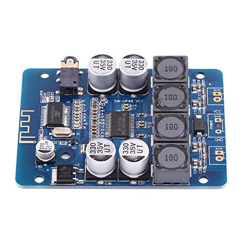 DC 8V-26V Audio Power Amplifier Board,30WPlus30W Dual Channel Bluetooth Digital Amplifier Board,Supports 3.5mm Audio Jack,for Turning Normal Speaker into Bluetooth Speaker