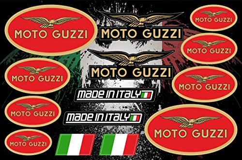 Moto Guzzi Decals Stickers Motorcycle Vinyl Graphic Set