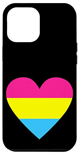 iPhone 12 Pro Max Pansexual Flag Heart LGBT LGBTQ Pan Pride Gift Case