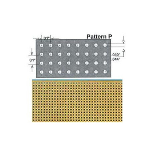 Vector  64P44XXXP Vectorbord General-Purpose Pre-Punched Prototyping Board, 1.6 mm T, 6.5" L x 4.5" W