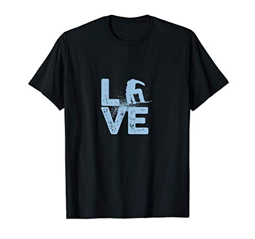 LOVE Board Snowboarder Snowboard Ski Winter Sports Skiing T-Shirt