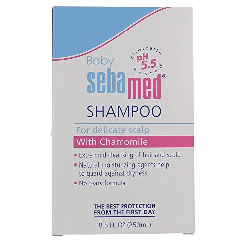 Sebamed Children's Baby Shampoo Extra Mild Cleanser for Delicate Baby Hair and Scalp 8.5 Fluid Ounces (250mL)