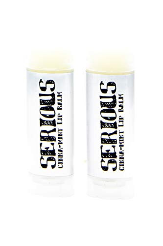 SLB: Serious Lip Balm: Cinna-Mint (Two Pack) - 2-.15 oz- Natural Ingredients  and  Flavor, Handmade- Vitamin E  and  Natural Oils, Moisturizing and Healing