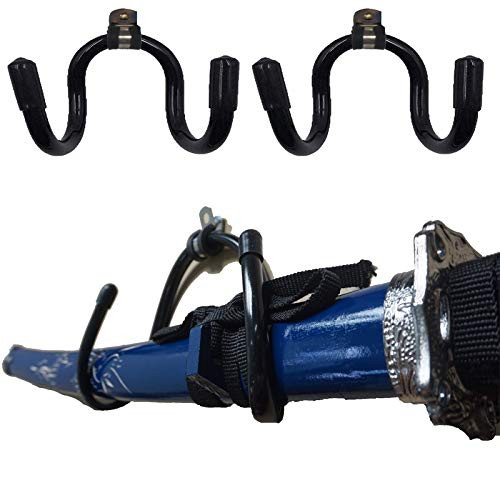 Pmsanzay Universal Adjustable Rack - Sword Holder Wall Mount Sword Display Stand Hanger Sword Collection Rack Sword Organizer Storage Wall Hook for All Swords Samurai Sword Blade - No Sword - 2/PK