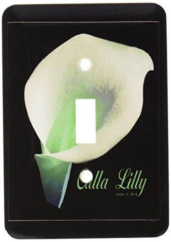 3dRose lsp_6619_1 Calla Lily Photography Flowers Single Toggle Switch, Multicolored