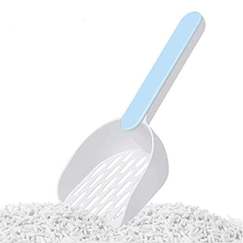JINGUWU Cat Litter Scoop, Premium ABS Plastic Cat Litter Scoop Fit for Most Kind of Cat Litter, Cat Litter Box and Scooper Holder, Durable and Easy to Clean